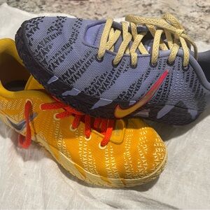 Nike Kids Sneakers - Yellow and Blue